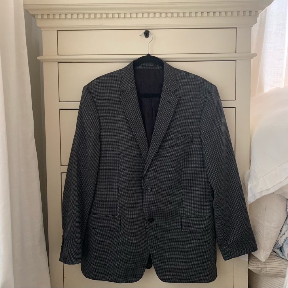 Versace Collection Black Wool Blazer